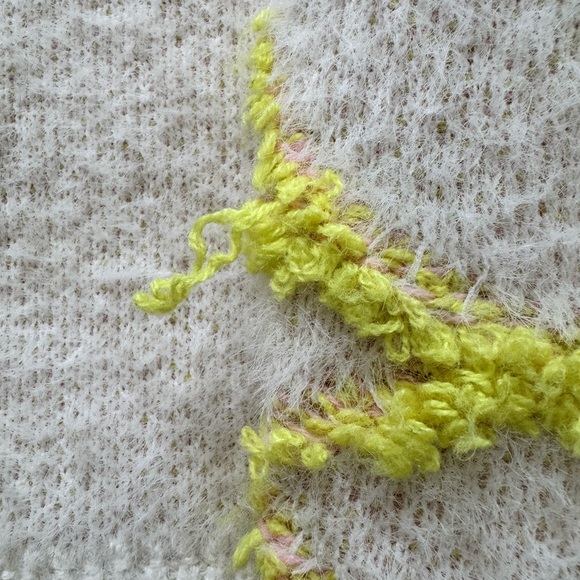 Excellent condition FRNCH Women's Sweater, size small, pink and yellow! - Picture 8 of 13